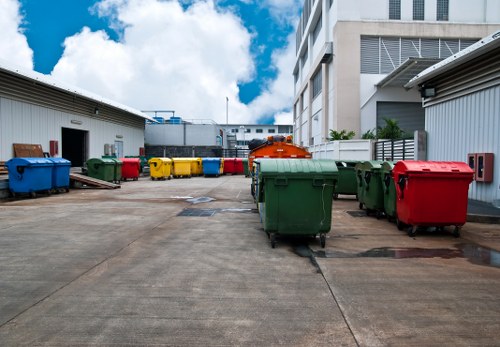 Different types of business waste containers