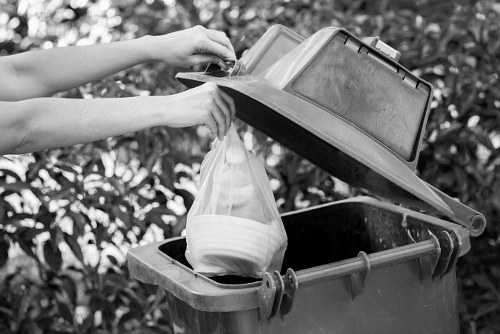 Efficient office clearance services in a modern workspace