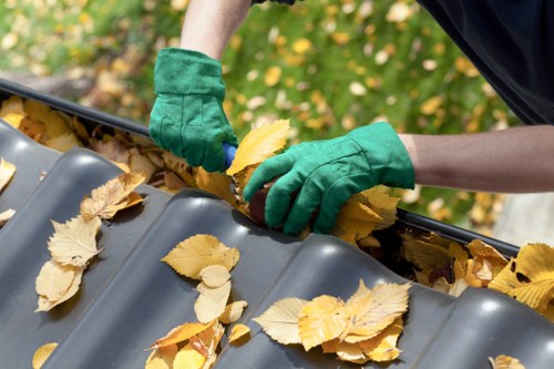 Waste sorting and recycling at a commercial clearance in Northolt
